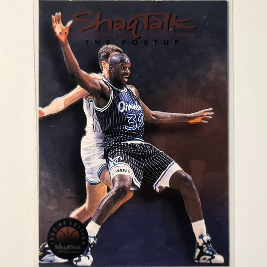 Shaquille O'Neal 1993 Skybox Shaq Talk postup #3 NBA Basketball Orlando Magic Excellent Sleeved
