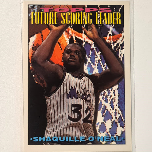 Shaquille O'Neal 1994 Topps Future leading scorer #386 NBA Basketball Orlando Magic Excellent Sleeved