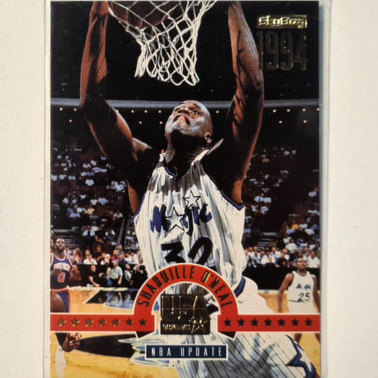 Shaquille O'Neal 1994 Skybox USA Basketball UPDATE ( gold top right text) #70 NBA Basketball Orlando Magic fair Sleeved
