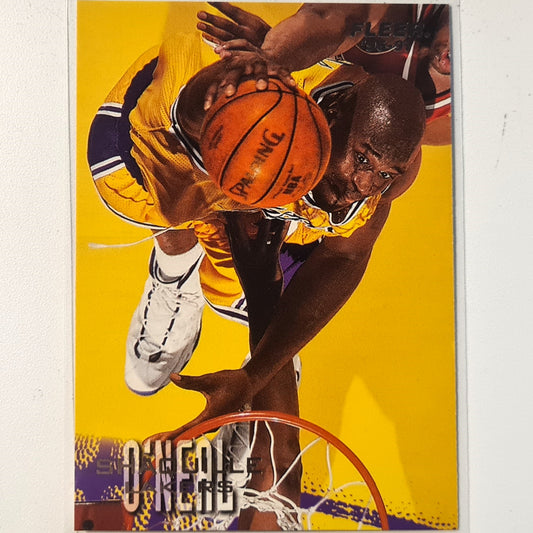 Shaquille O'Neal 1997 Fleer 96-97 #206 NBA Basketball LA Lakers Excellent Sleeved