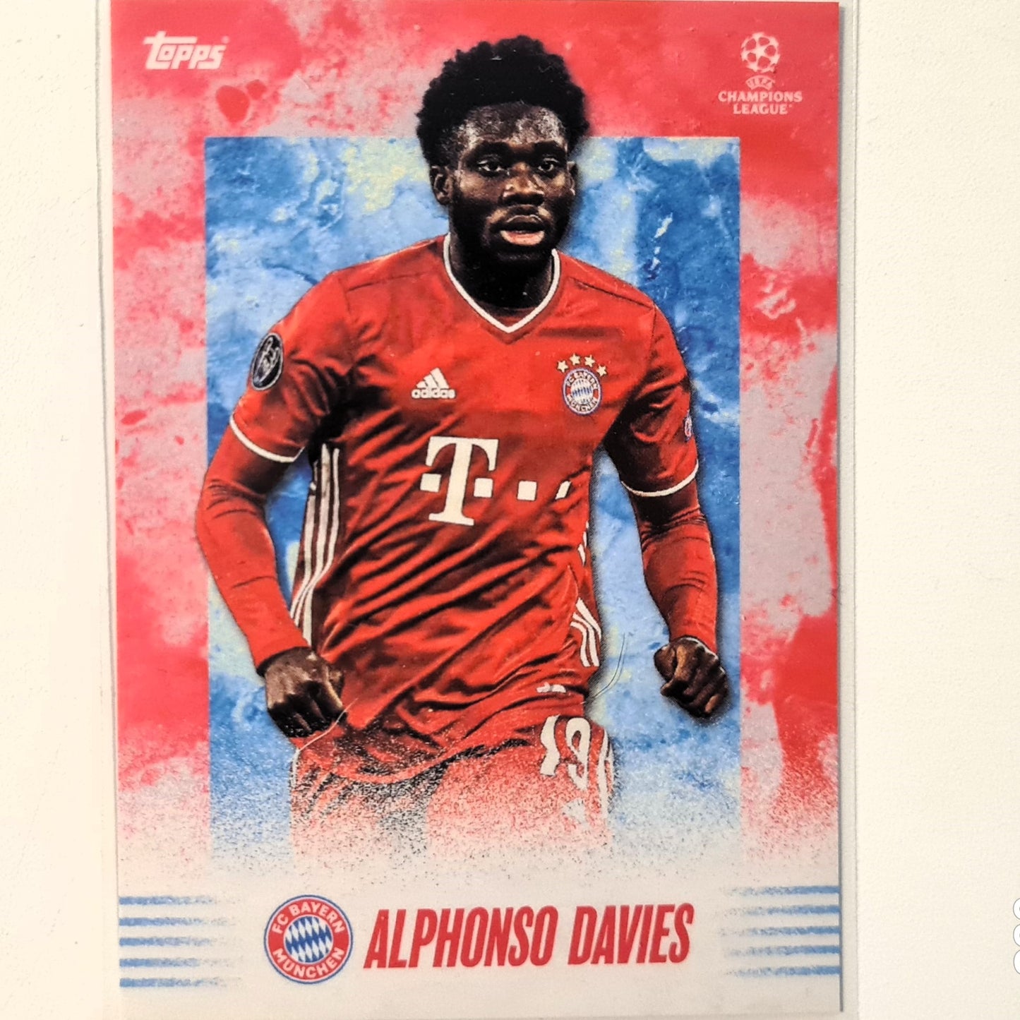 Alphonso Davies 2021 Topps Alphonso Davies curated set best victory Football Bayern Munich Excellent-Mint Sleeved