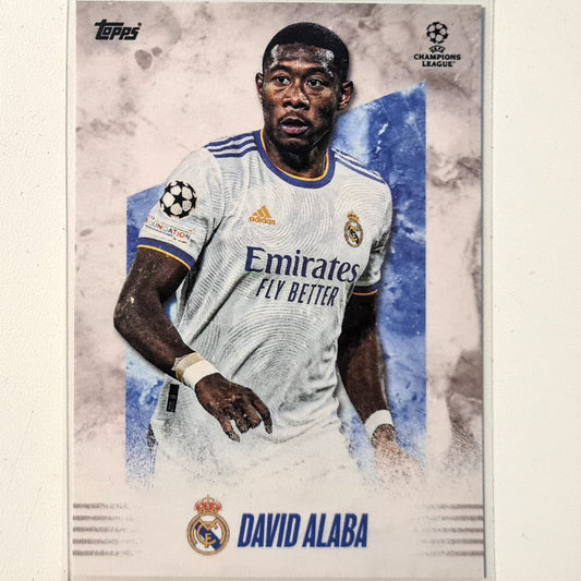 David Alaba 2021 Topps Alphonso Davies curated set influence Football Real Madrid Excellent-Mint Sleeved