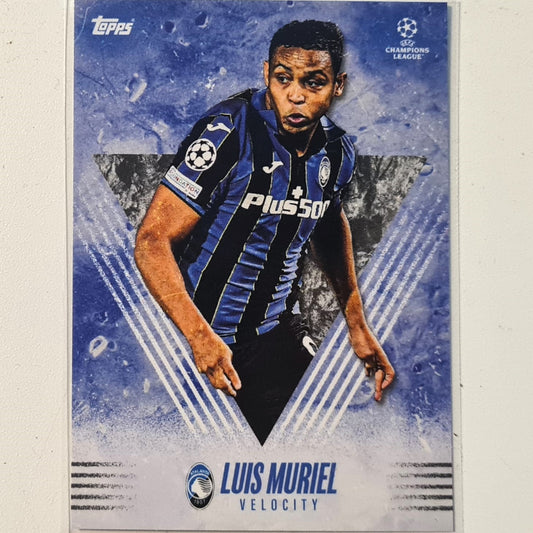 Luis Muriel 2021 Topps Alphonso Davies curated set Velocity Football Atalanta Excellent-Mint Sleeved