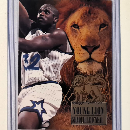 Shaquille O'Neal 1995 Fleer 94-95 Young Lions NBA Basketball Orlando Magic Excellent  Sleeved