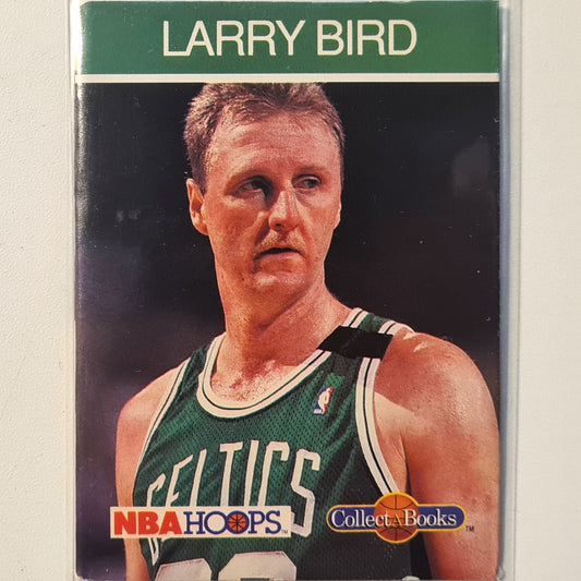 Larry Bird 1990 NBA Hoops Basketball Collect a Books good example in sleeve Boston Celtics