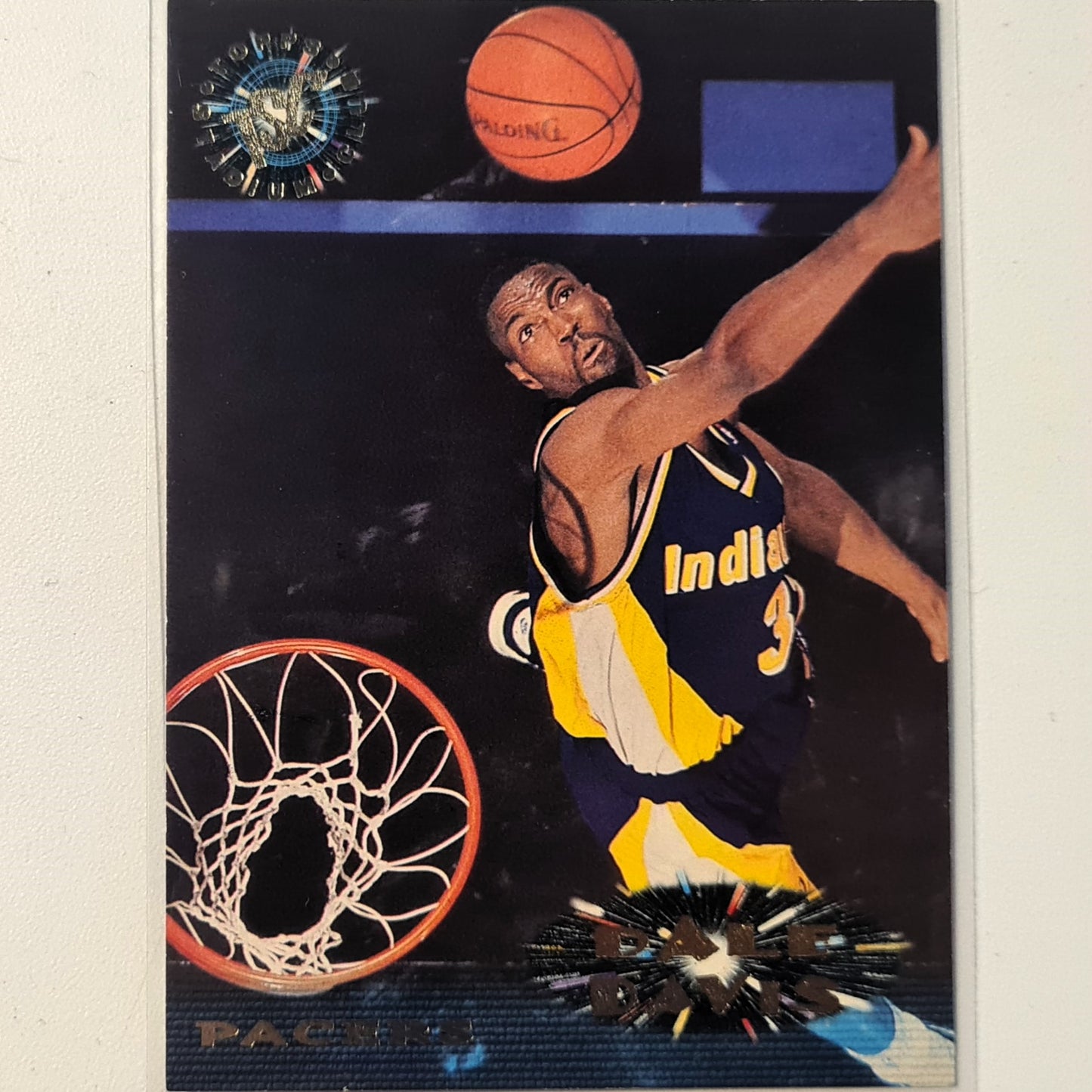 Dale Davis 1995 Topps Stadium Club #164 NBA Basketball Indiana Pacers Excellent Sleeved