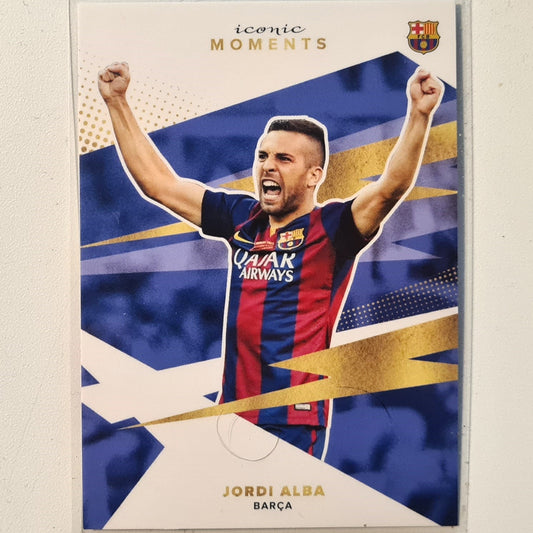 Jordi Alba 2021 Topps Barcelona curated team set iconic moments #41 Soccer football excellent/mint Sleeved