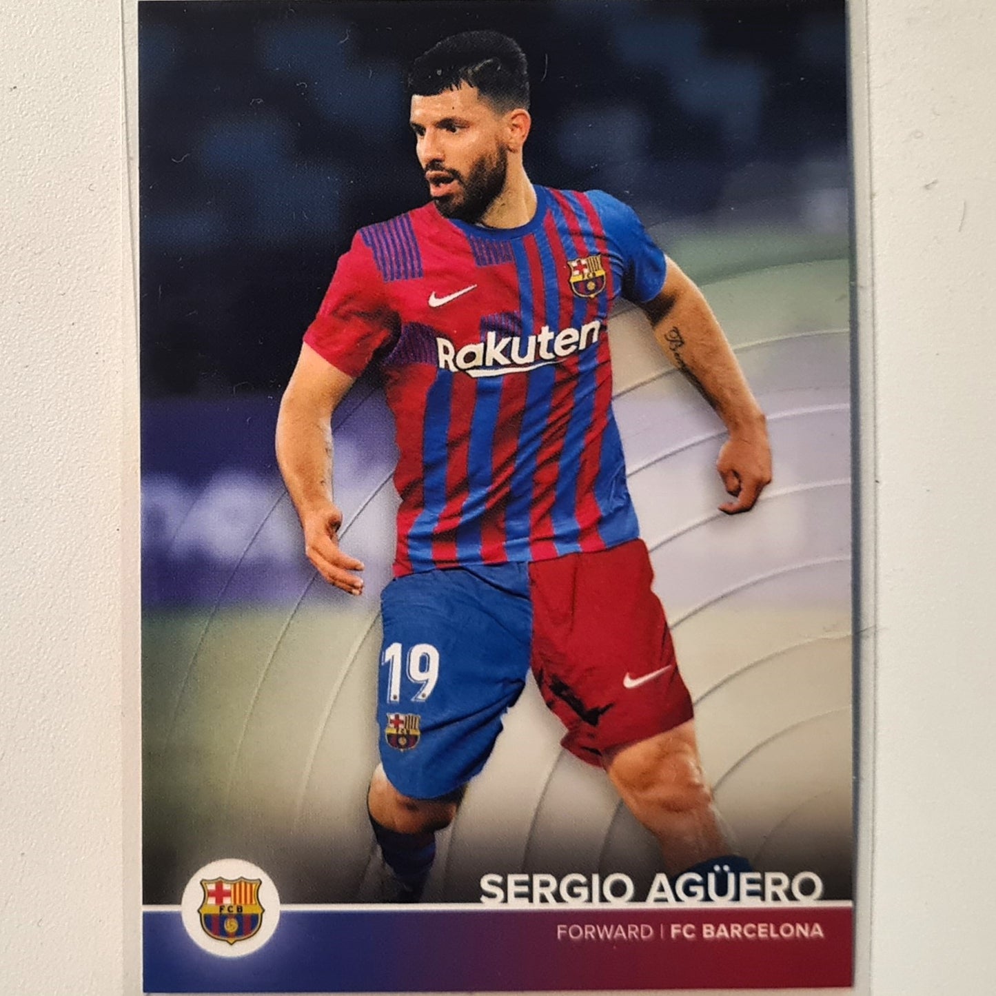 Sergio Aguero 2021 Topps Barcelona curated team set  #17 Soccer football excellent/mint Sleeved