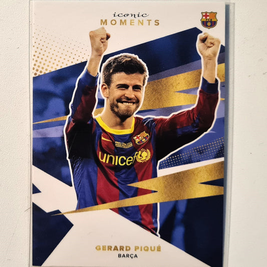 Gerrard Pique 2021 Topps Barcelona curated team set iconic moments #37 Soccer football excellent/mint Sleeved