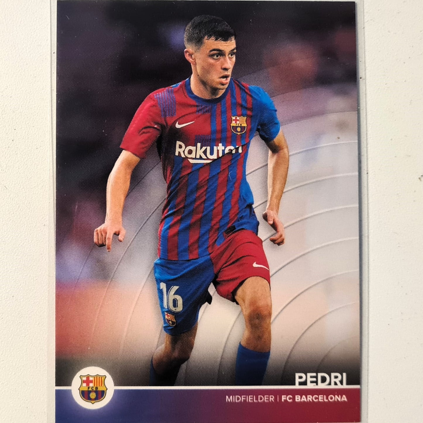 Pedri 2021 Topps Barcelona curated team set #13 Soccer football excellent/mint Sleeved