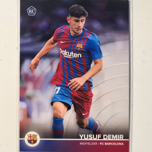 Yusuf Demir 2021 Topps Barcelona curated team set Rookie RC Soccer football excellent/mint Sleeved