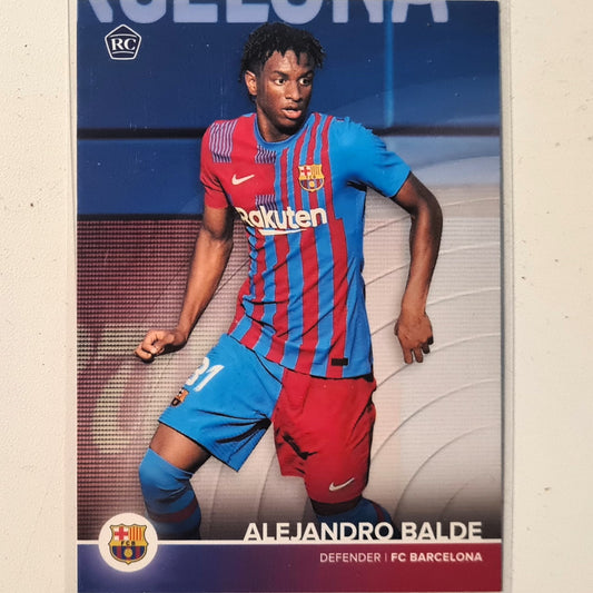 Alejandro Balde 2021 Topps Barcelona curated team set Rookie RC Soccer football excellent/mint Sleeved