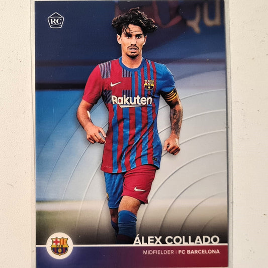 Alex Collado 2021 Topps Barcelona curated team set Rookie RC Soccer football excellent/mint Sleeved