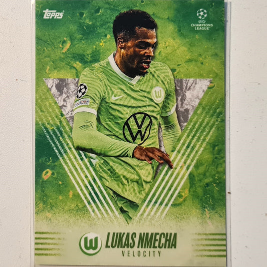 Lukas Nmecha 2021 Topps Alphonso Davies curated set Velocity Football Excellent-Mint Sleeved