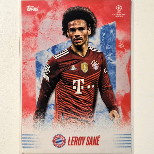 Leroy Sane 2021 Topps Alphonso Davies curated set Chemistry Football Bayern Munich Excellent-Mint Sleeved