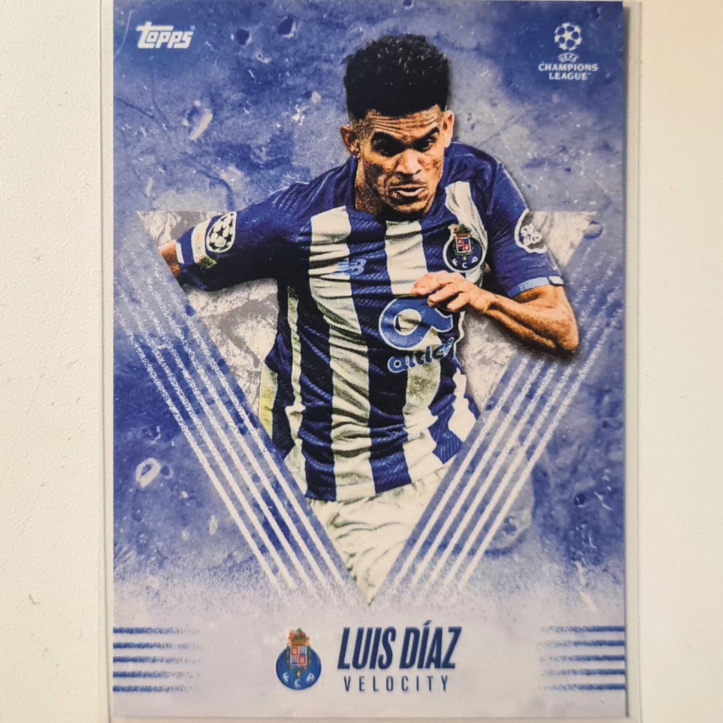 Luis Diaz 2021 Topps Alphonso Davies curated set Velocity Soccer Football FCP Excellent-Mint Sleeved