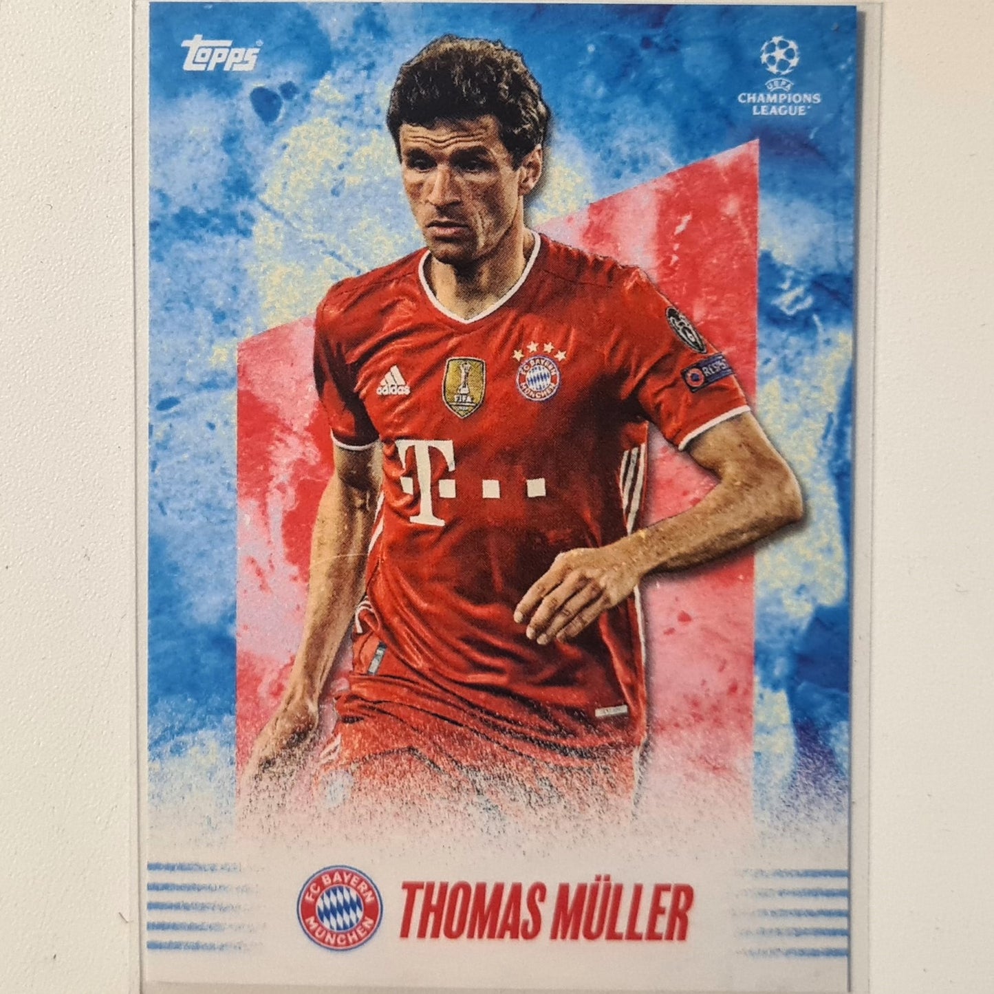 Thomas Muller 2021 Topps Alphonso Davies Curated set Influence Soccer Football Bayern Munich Excellent-Mint Sleeved