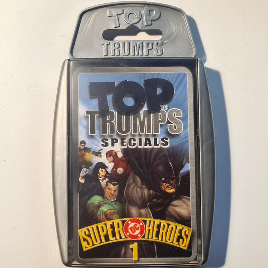 Top Trumps Specials DC Super Heroes 1  2006 Winning Moves  good used complete set