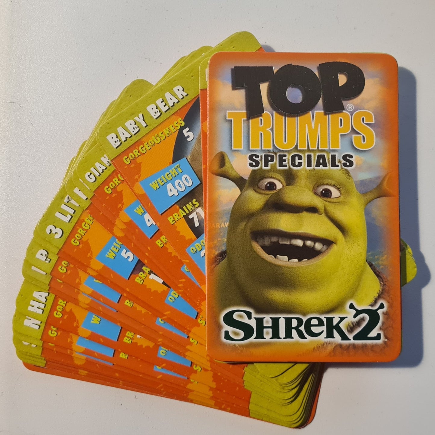 Top Trumps Specials 2004 Shrek 2 Winning Moves  good used complete set