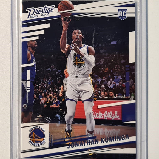 Jonathan Kuminga 2020-21 Panini Chronicles prestige Rookie RC #55 NBA Basketball golden state warriors Excellent sleeved
