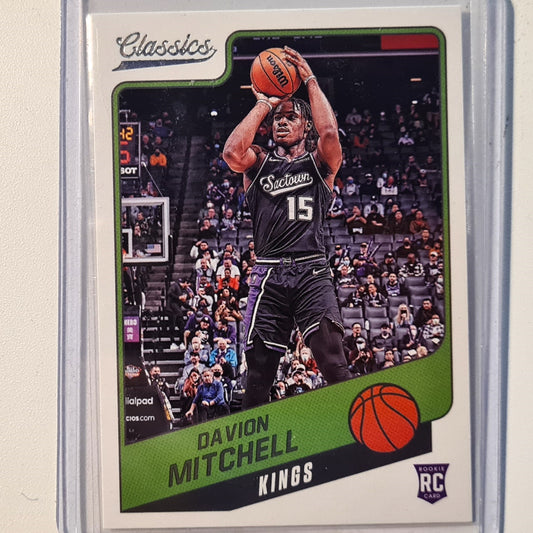 Davion Mitchell 2020-21 Panini Chronicles Classics Rookie RC #163 NBA Basketball Sacramento Kings Excellent sleeved