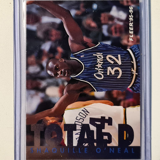 Shaquille O'Neal 1995 Fleer 95-96 Total D 7 OF 12 NBA Basketball Orlando Magic Excellent sleeved