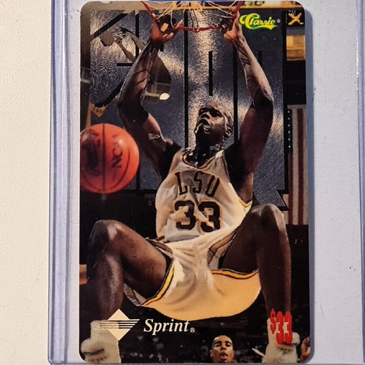 Shaquille O'Neal 1995 Sprint Classic phone card unused 0439/5000 $33   NBA Basketball LSU Excellent sleeved