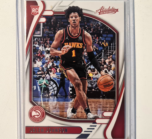 Jalen Johnson 2021-22 Panini Chronicles Absolute Rookie RC #207 NBA Basketball Atlanta Hawks Excellent sleeved