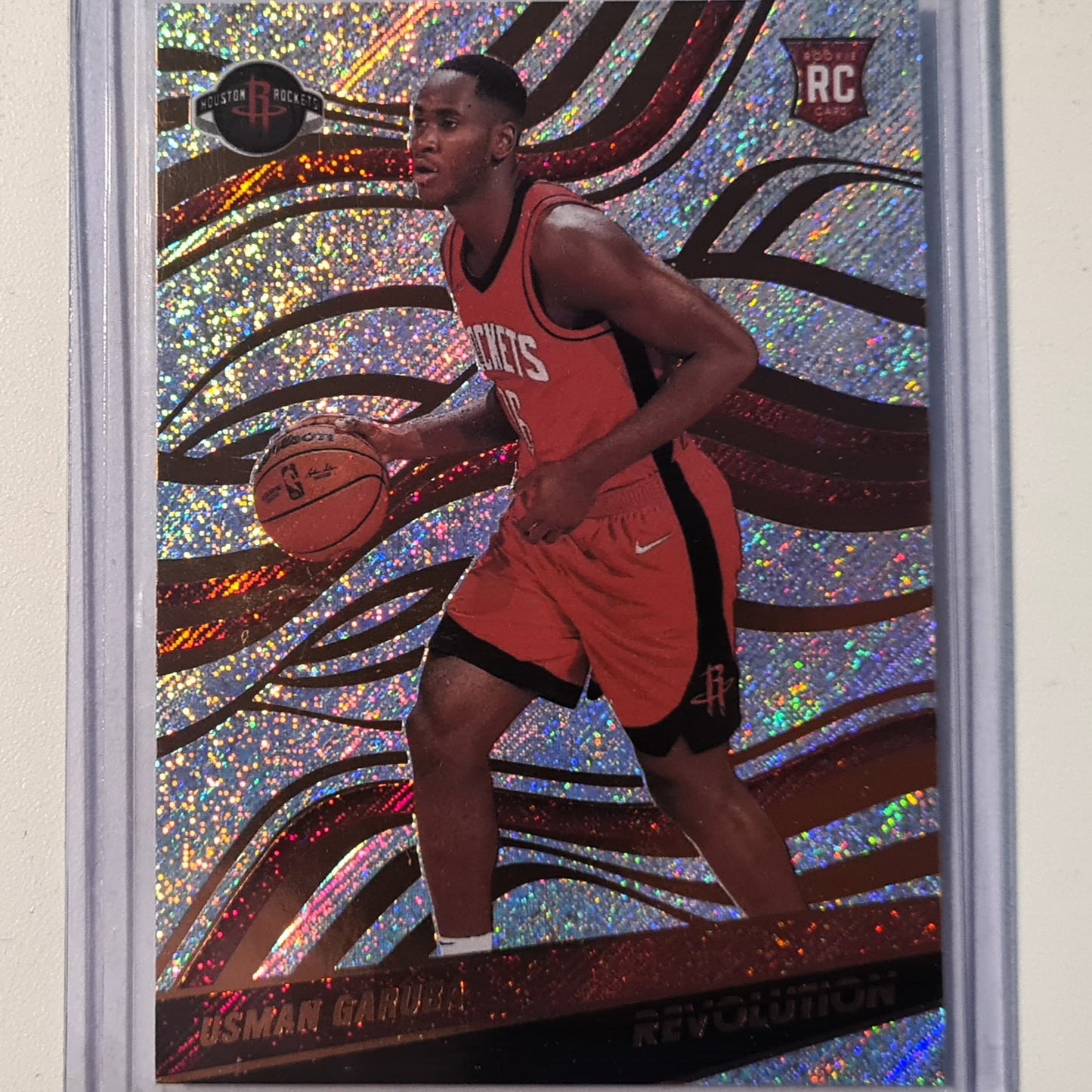 Usman Garuba 2021-22 Panini Revolution Rookie RC #127 NBA Basketball Houston Rockets Excellent sleeved