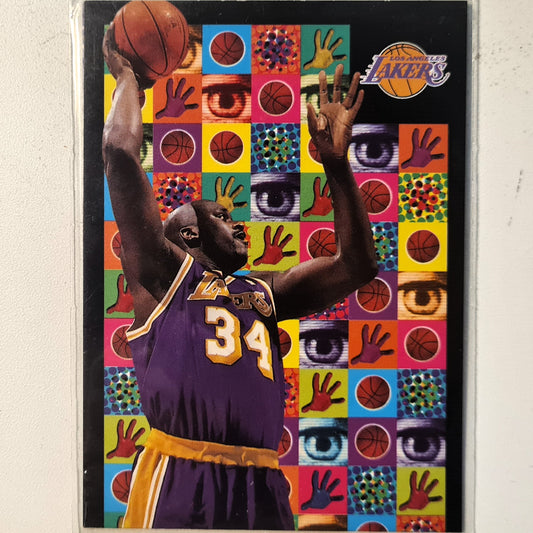 Shaquille O'Neal 1998 Skybox Thunder 98-99 BRING IT 6 OF 10 BI NBA Basketball LA Lakers very good sleeved