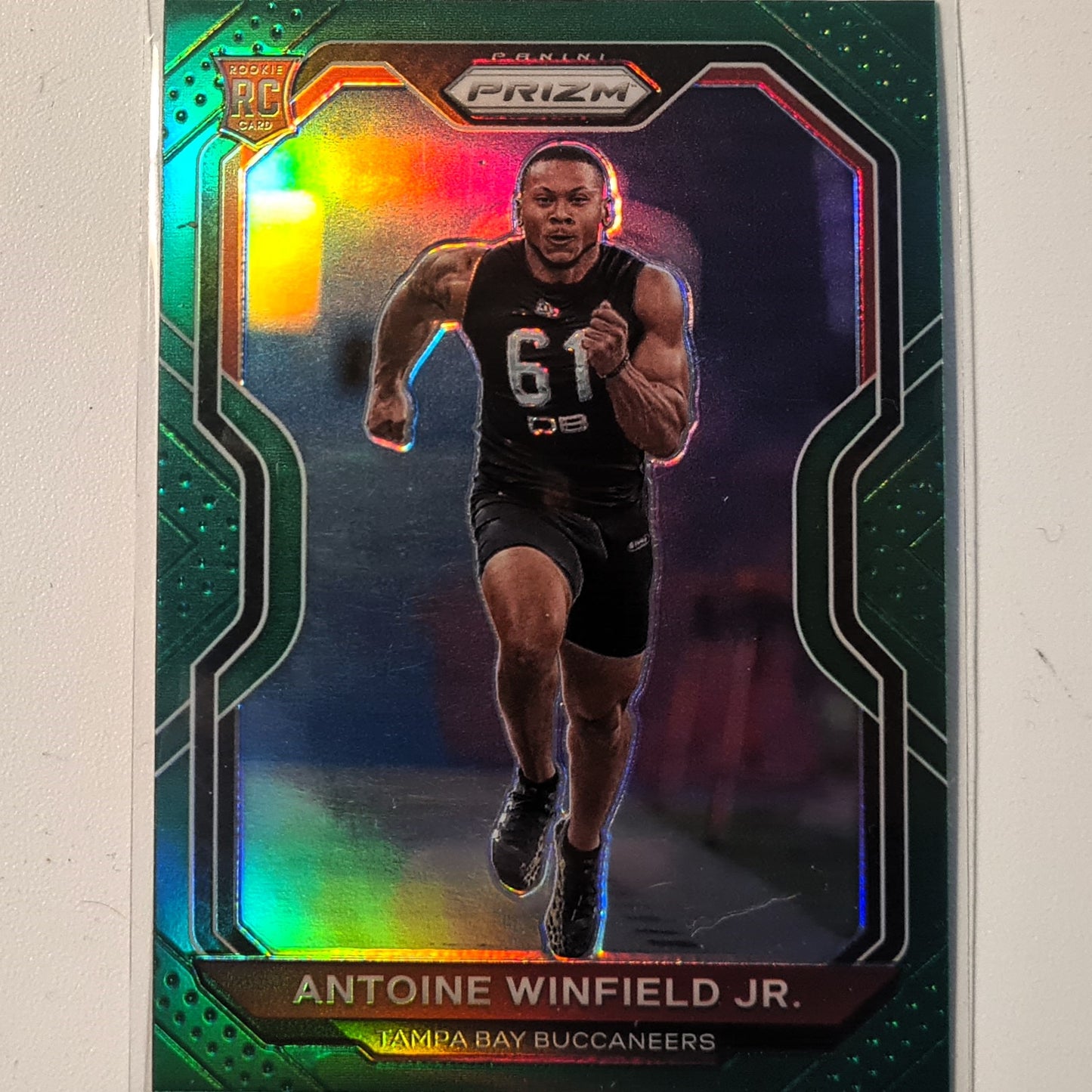 Antoine Winfield Jr 2020 Panini Prizm Football Green Rookie RC #322 NFL American Football Tampa bay Buccaneers Excellent sleeved