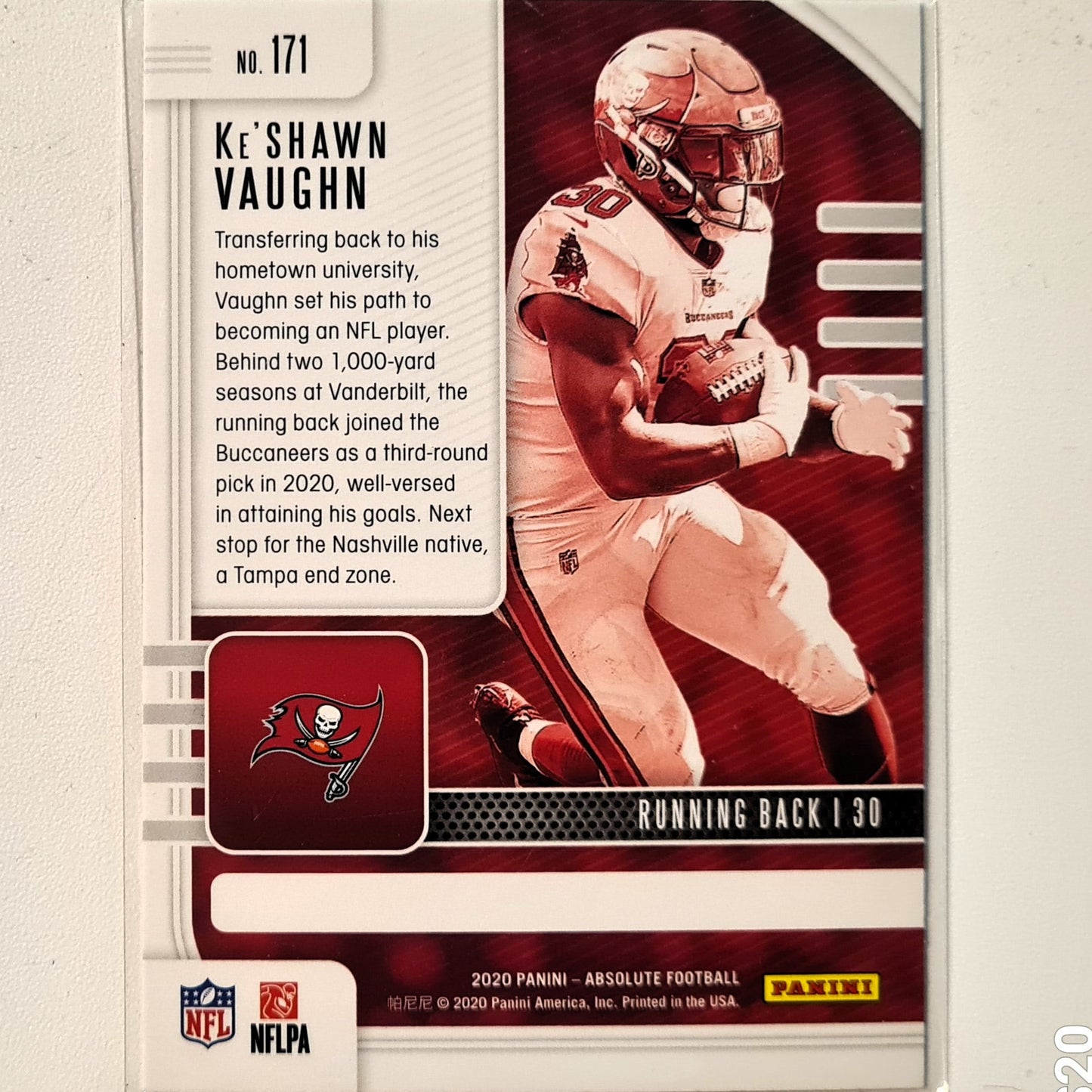 Chris Godwin 2020 Panini Absolute Football #171 Rookie RC NFL American Football Tampa bay Buccaneers Excellent sleeved