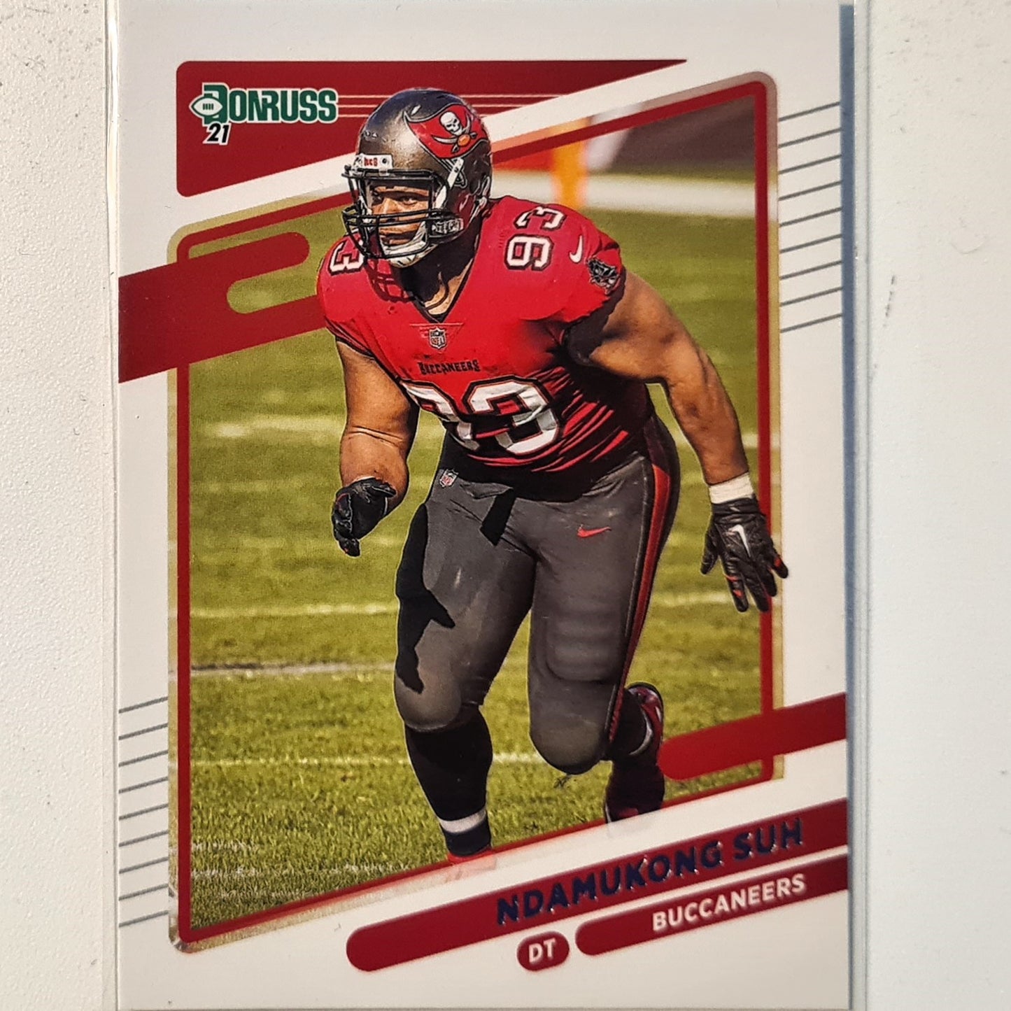 Ndamukong Suh 2021 Panini Donruss Football #107 NFL American Football Tampa bay Buccaneers Excellent sleeved