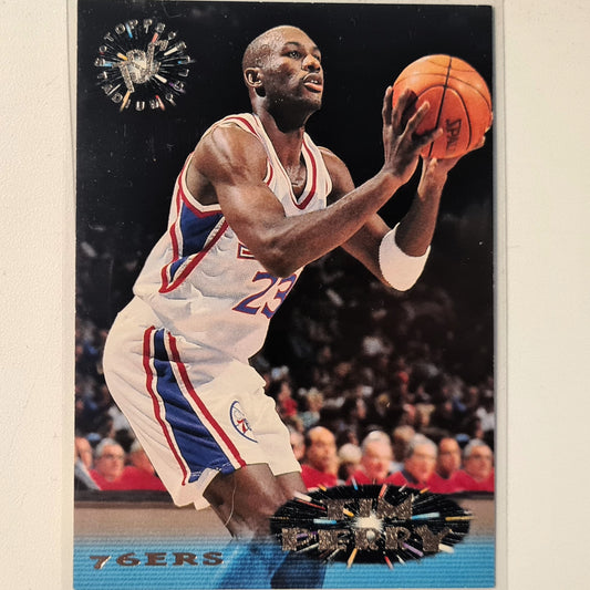 Tim Perry 1995 Topps Stadium club #68 NBA Basketball Philadelphia 76ers very good sleeved