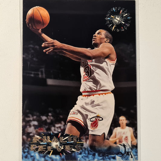 Khalid Reeves 1995 Topps Stadium club #162 NBA Basketball Seattle Miami Heat very good sleeved