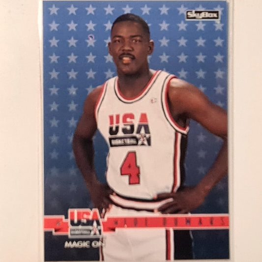 Joe Dumars 1994 Skybox USA Basketball Magic on #54 NBA Basketball Detroit Pistons Excellent Sleeved