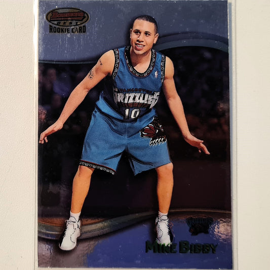 Mike Bibby 1999 Bowmans Best Rookie RC #102 NBA Basketball Vancouver Grizzlies Excellent sleeved