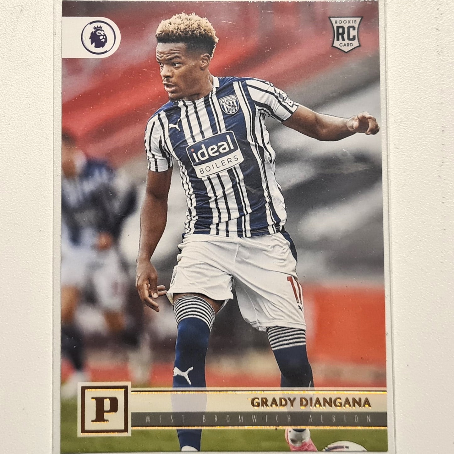 Grady Diangana 2020-21 Panini Chronicles Rookie RC #21 Soccer Football West Bromwich Albion Excellent/mint Sleeved