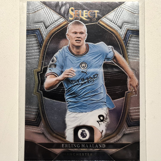 Erling Haaland 2023 Panini Select premier league terrace #61 Soccer Football Manchester city Excellent/mint Sleeved