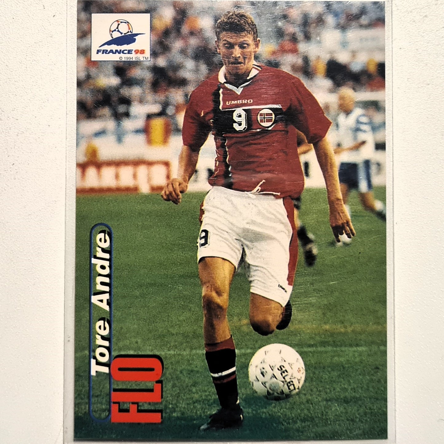 Tore Andre Flo 1994 Panini France 98 world cup #80 Soccer Football Norway Excellent Sleeved