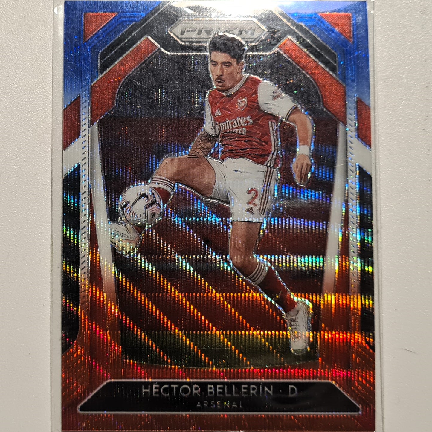 Hector Bellerin 2020-21 Topps Panini Prizm premier league multi coloured wave #33 Soccer Football Arsenal Excellent-Mint Sleeved