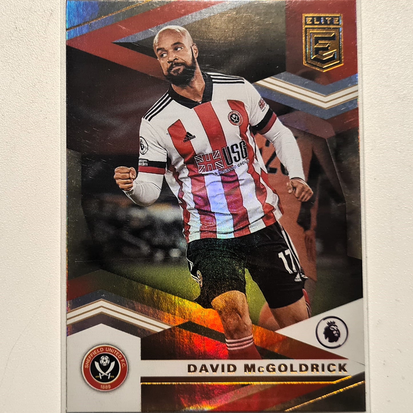 David McGoldrick 2020-21 Topps Panini Chronicles donruss Elite premier league #23 Soccer Football Brentford Excellent-Mint Sleeved