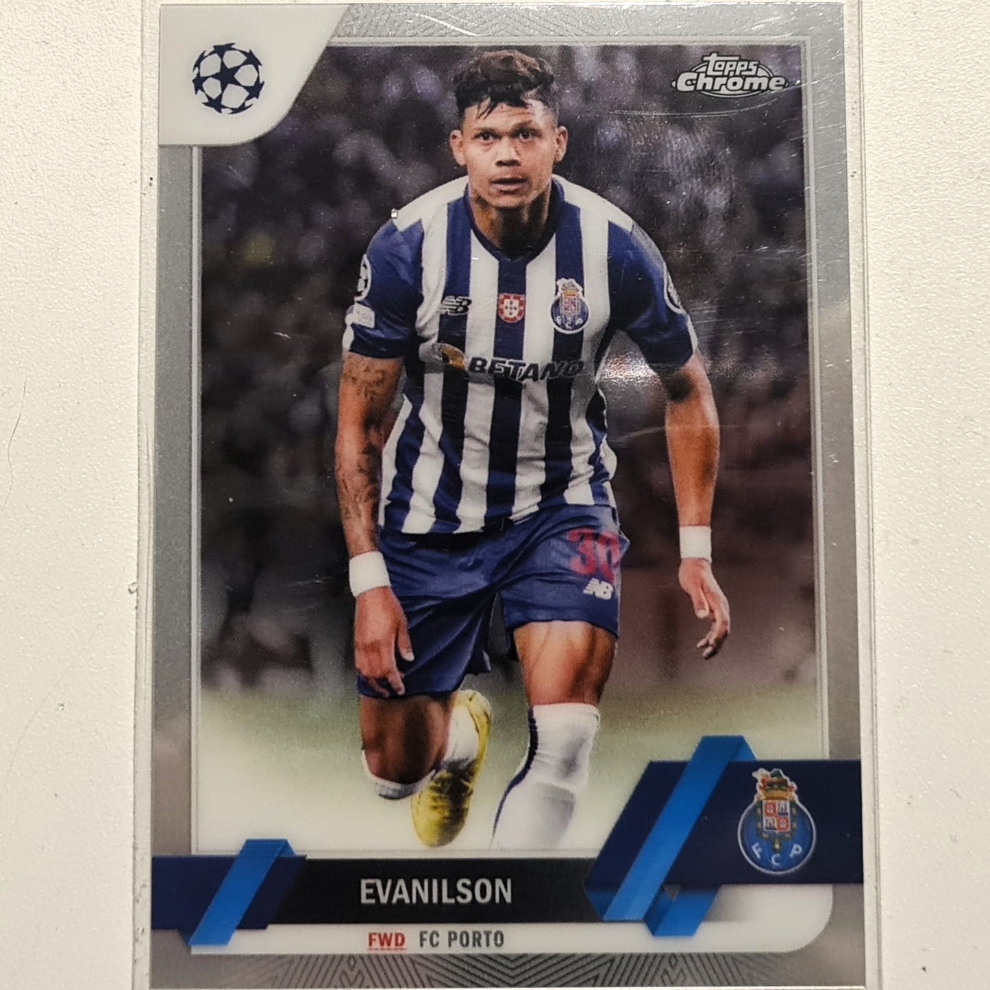 Evanilson 2023 Topps Chrome Champions League #109 Soccer football FC Porto Excellent/mint sleeved