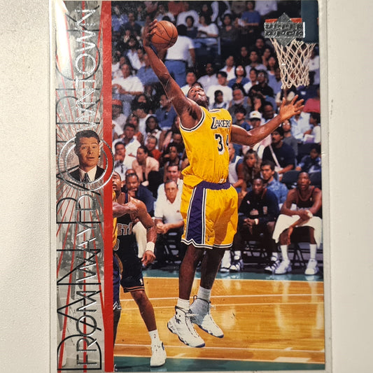 Shaquille O'Neal 1997 Upper-Deck way down town #343 NBA Basketball LA Lakers Excellent Sleeved