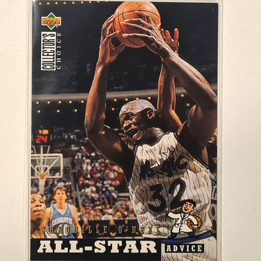 Shaquille O'Neal 1994 Upper-Deck all-star advice #197 NBA Basketball Orlando Magic Excellent Sleeved