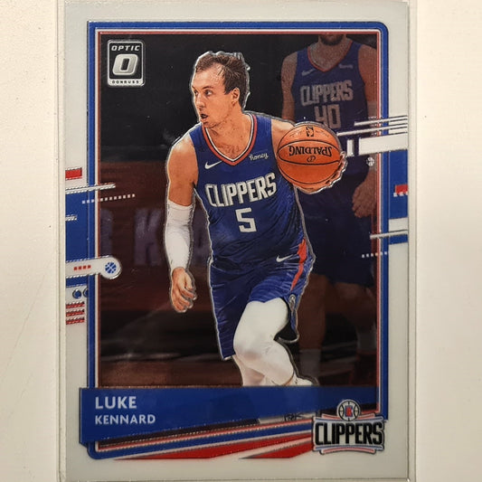 Luke Kennard 2020-21 Panini Donruss Optic #65 NBA basketball LA Clippers Excellent/mint Sleeved