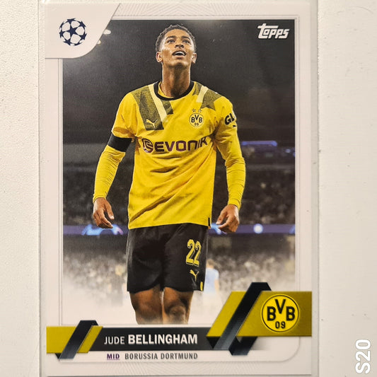 Jude Bellingham 2023 Topps Champions League #22 Soccer football Borussia Dortmund Mint sleeved