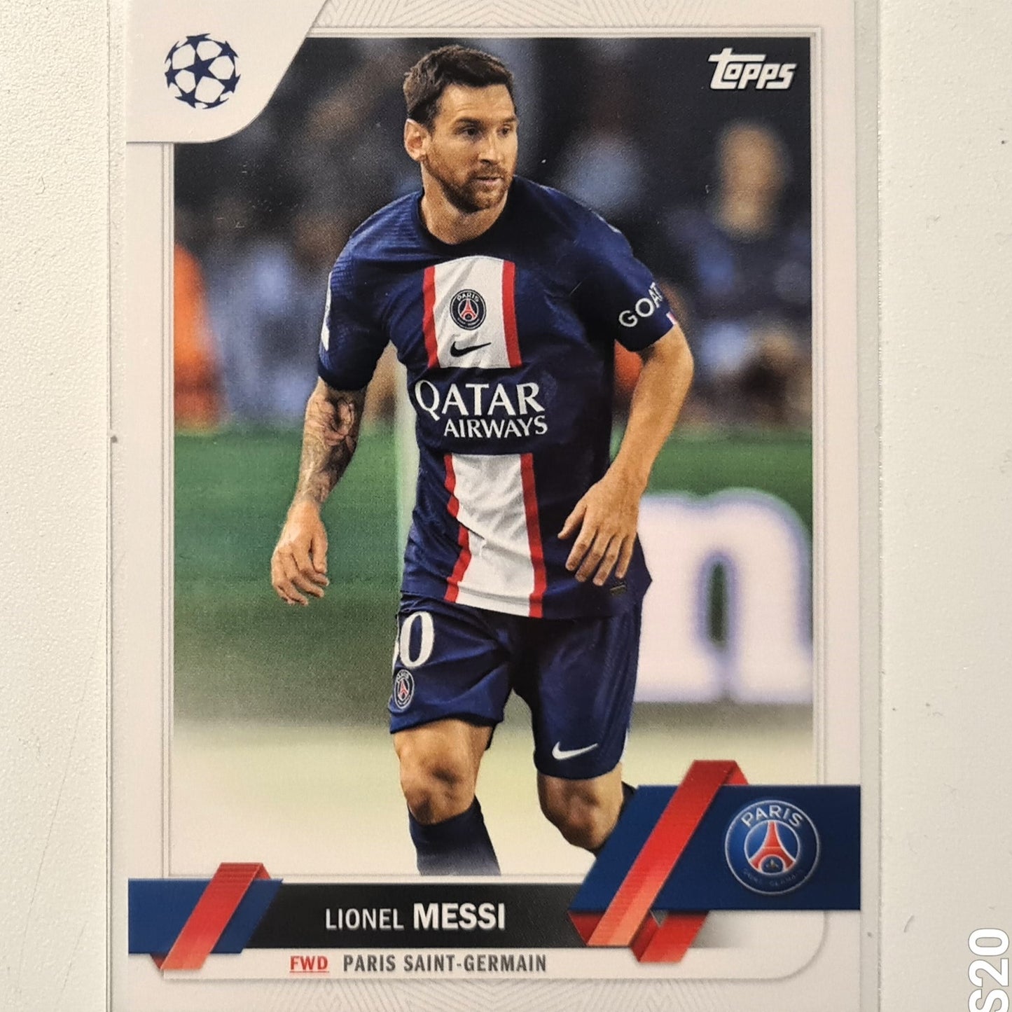 Lionel Messi 2023 Topps Champions League #1 Soccer football Paris Saint Germain Mint sleeved