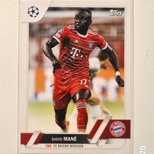 Sadio Mane 2023 Topps Champions League #200 Soccer football Bayern Munich Mint sleeved