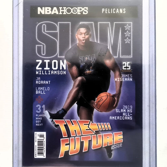 Zion Williamson 2020-21 Panini NBA Hoops Slam the future insert #17 NBA Basketball New Orleans Pelicans Excellent/mint sleeved